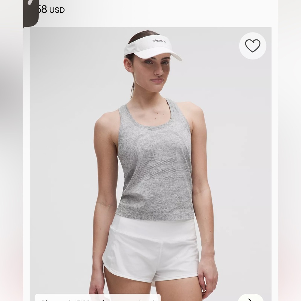 Lululemon Swiftly Tech Racerback Tank Top 2.0 size 2-4 - Picture 6 of 7